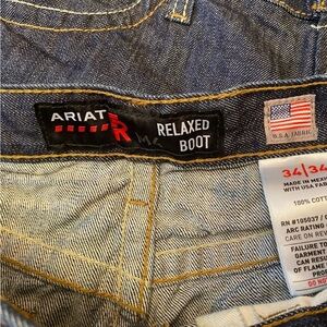 Ariat Jeans size 34/34 tags have been taken off, but never worn.  ARC rating.